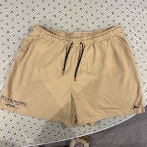 Air Jordan Tan Athletic Men's Shorts
